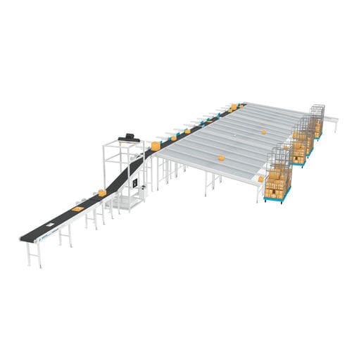 Trieuse à fond poussant - BOWE INTRALOGISTICS - pour l'intralogistique / optique / automatique