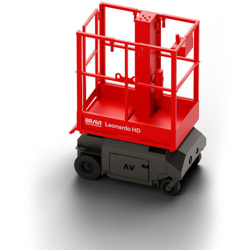 Plateforme élévatrice automotrice - LEONARDO HD - BRAVI PLATFORMS - alimentée par batterie / pour allée étroite / compacte