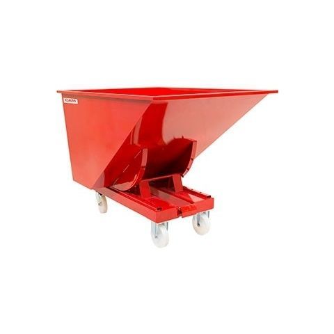 Benne à déchets en acier inoxydable - KPC - CAM attachments - pour déchets industriels / ouvert / avec roues