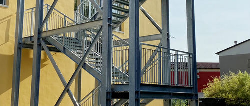 Escalier d'extérieur - CBS srl - métallique / modulable