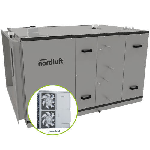 Générateur d'air chaud stationnaire - Eco-WP - nordluft Wärme- und Lüftungstechnik GmbH & Co. KG - électrique
