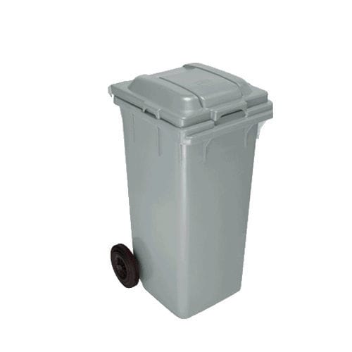 Poubelle en plastique - CK-400 120 - HI-PAS PLASTIK ESYA TIC. VE SAN. LTD. STI - pour déchets industriels / avec couvercle / à 2 roues
