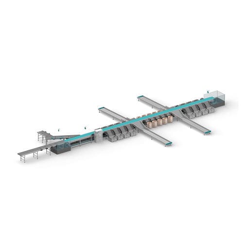 Trieuse à tapis transversal - EAE E-Cross / Slim Line - EAE Solutions B.V. - pour l'intralogistique / pour la grande distribution / optique