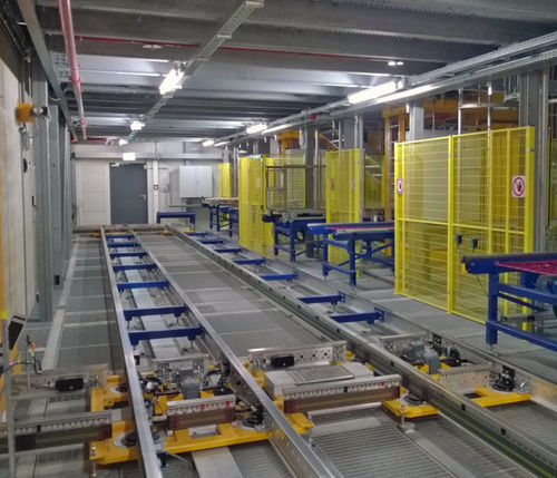 Rail de convoyage - PENTANOVA CS GmbH - en acier / à galets