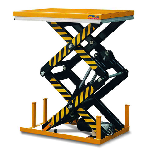 Table élévatrice à doubles ciseaux - HTCD 2000 - KRAUS Betriebsausstattung und Fördertechnik GmbH - électro-hydraulique / stationnaire