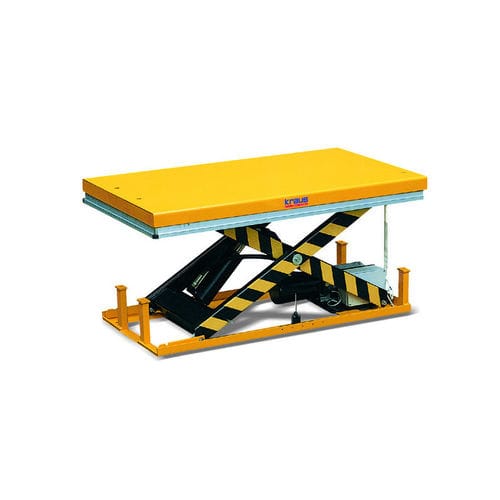 Table élévatrice à simple ciseaux - HTC 1002 - KRAUS Betriebsausstattung und Fördertechnik GmbH - électro-hydraulique / stationnaire