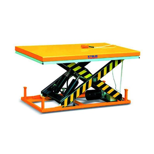 Table élévatrice à simple ciseaux - HTC 2001 - KRAUS Betriebsausstattung und Fördertechnik GmbH - électro-hydraulique / stationnaire