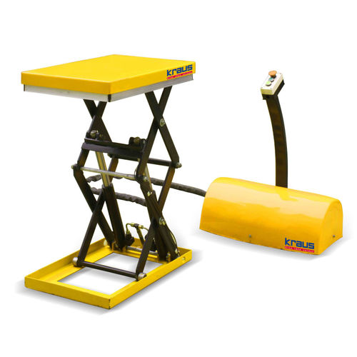 Table élévatrice à doubles ciseaux - HTCD 500 Mini - KRAUS Betriebsausstattung und Fördertechnik GmbH - électro-hydraulique / stationnaire