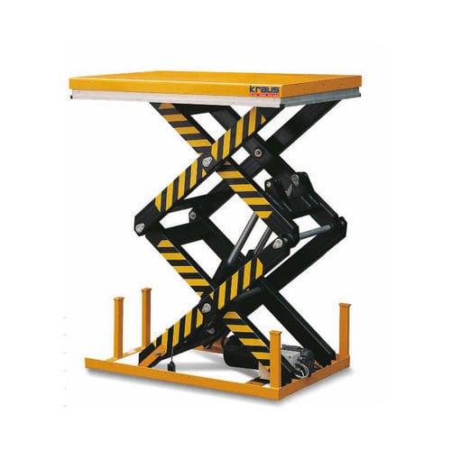 Table élévatrice à doubles ciseaux - HTCD 4000 - KRAUS Betriebsausstattung und Fördertechnik GmbH - électro-hydraulique / stationnaire