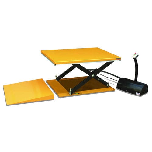 Table élévatrice à simple ciseaux - HTCF 2001 - KRAUS Betriebsausstattung und Fördertechnik GmbH - électro-hydraulique / stationnaire