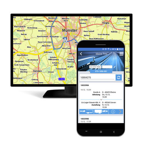Application mobile de workflow - AppSped  - LIS Logistische Informationssysteme AG - de planification de tâches / d'optimisation logistique / de formation