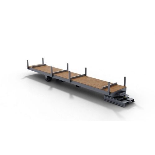 Semi-remorque à plateau - Simply. Logistic Systems GmbH - pour charges longues / de manutention