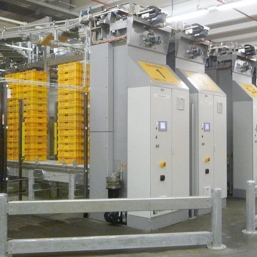 Palettiseur couche par couche - KST05  - Körber Supply Chain GmbH - colonne / industriel / de cartons