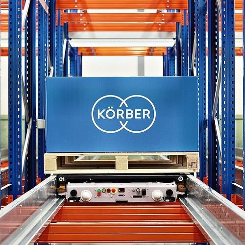 Pallet shuttle automatisé - Körber Supply Chain GmbH - pour entrepôt