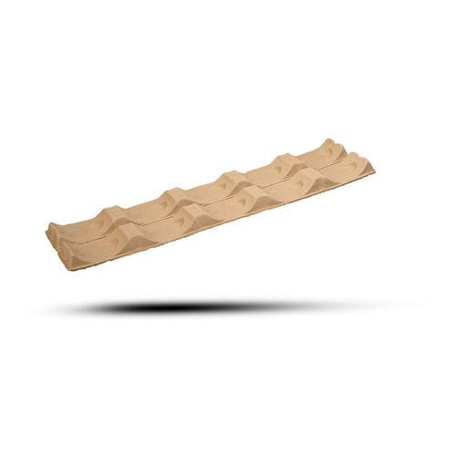 Berceau à rouleaux en cellulose moulée - Pulp-Tec GmbH & Co KG - pour bobines / biodégradable / hydrofuge