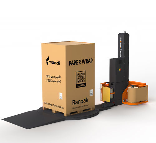 Banderoleuse en papier kraft - PaperWrap - Ranpak BV - à plateau tournant / automatique / semi-automatique
