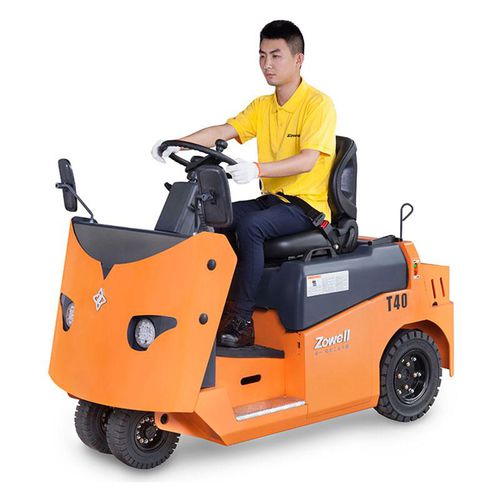 Tracteur industriel - XTA40 - Zowell - électrique / à 4 roues / à conducteur porté assis