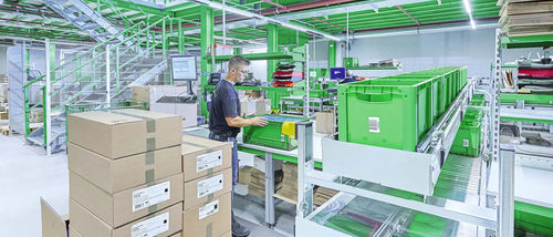 Convoyeur à rouleaux - TYPE 330 series - GEBHARDT Intralogistics Group - droit / de transport / modulaire