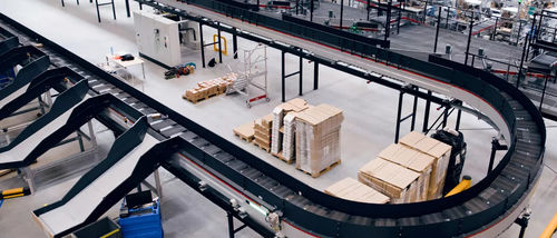 Système de tri à tapis transversal - SpeedSorter® loop - GEBHARDT Intralogistics Group - automatique / pour ligne de production / continu
