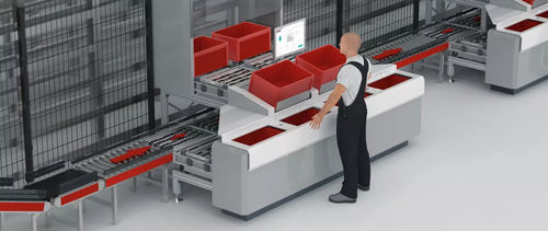 Système de préparation de commande en ligne - GEBHARDT Intralogistics Group - automatique