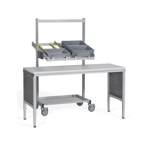 Chariot de transport - ERGO-line by Kern Studer GmbH - de stockage / en acier / à étagères