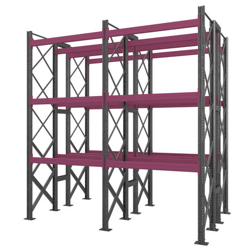 Rayonnage pour entrepôt de stockage - Iron Fist - ROSSS SPA - à étagères / dynamique / réglable