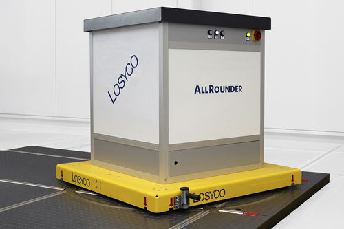 Chariot guidé par rail de transport - Allrounder - LOSYCO GmbH - pour charges lourdes / pour entrepôt / alimenté par batterie
