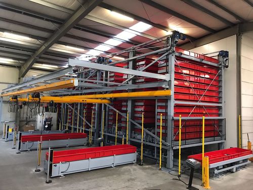 Magasin automatique vertical - CIAMPALINI COSTRUZIONI MECCANICHE SRL - de palettes / pour rouleaux / pour tubes