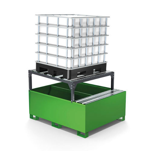 Bac de rétention pour conteneur IBC - 003822 - COMI endless storage - pour fûts / en acier galvanisé / en acier zingué