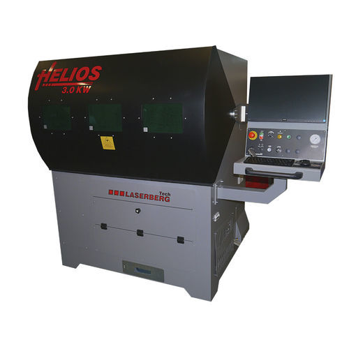 Machine de découpe laser à fibre - HELIOS - LASERBERG TECH SRL - pour aluminium / pour acier inoxydable / pour acier