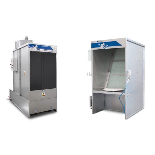 Cabine de peinture à circuit fermé - VA / CS - D.B.M. TECNOLOGIE SRL - pour pièces détachées / ATEX