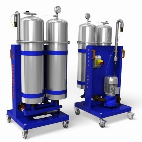 Unité d'auto-filtration centrifuge - EFFE 4 - DIEDRON SRL - pour liquides / en acier inoxydable / mobile