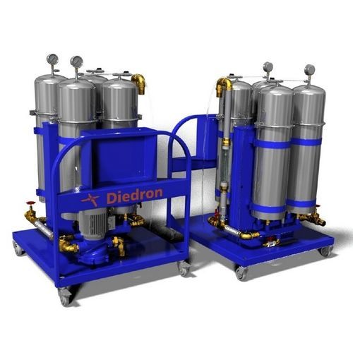 Unité d'auto-filtration centrifuge - EFFE 8 - DIEDRON SRL - pour liquides / en acier inoxydable / mobile