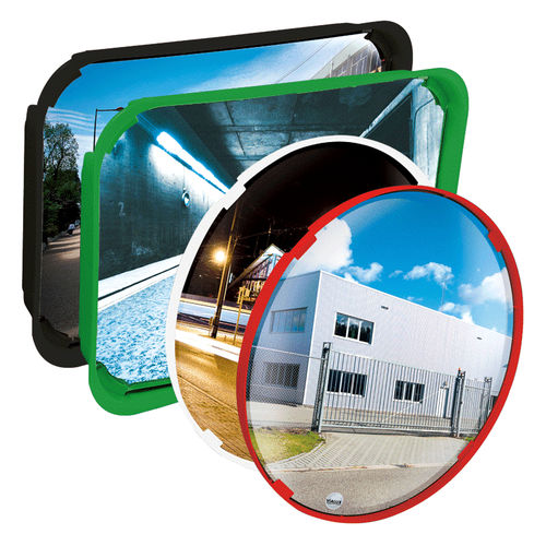 Miroir convexe - 913 - Vialux - rond / rectangulaire / en Polymir®