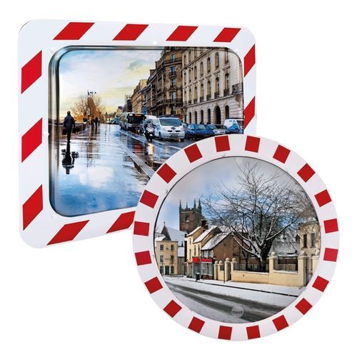 Miroir de traffic - 854 AB-INT - Vialux - convexe / rond / rectangulaire