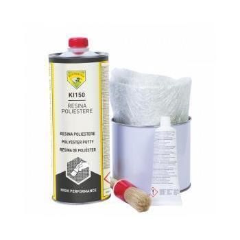 Mastic en polyester - KI150 - KIT VETRORESINA - ECO SERVICE SRL - bi-composant / de réparation / pour le bois