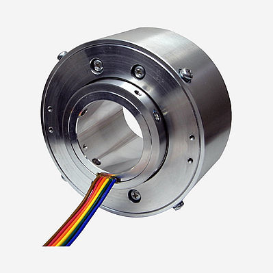 Collecteur tournant électrique - SPM - ENDO KOGYO CO.LTD. - à axe creux / en inox / en aluminium