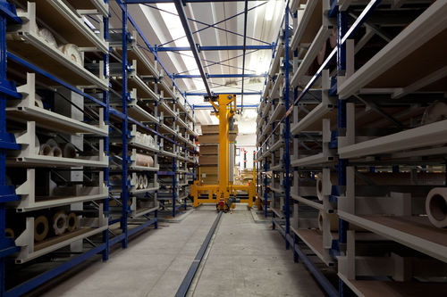 Système de stockage et manutention automatique - GLOBE - METALMECCANICA SPAGGIARI S.R.L.