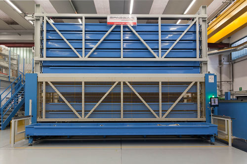 Magasin automatique pour produits longs - TUBE - METALMECCANICA SPAGGIARI S.R.L. - vertical / pour tubes / modulaire