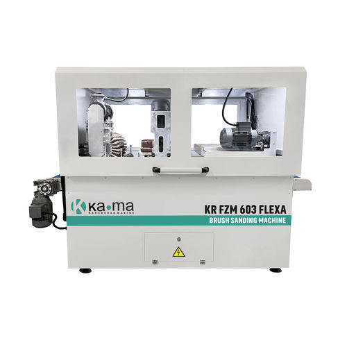 Ponceuse à brosse - KR FZM 603 Flexa - Karabudak Mühendislik Makine İmalat Sanayi Ltd. Şti - à disque / électrique / pour le bois