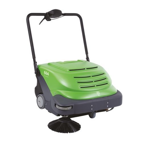 Balayeuse accompagnée - 664 B PACK - ICA - à batterie / d'extérieur / avec une brosse