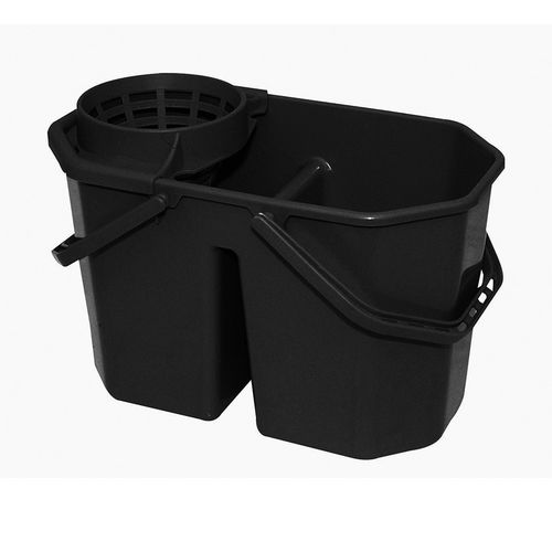 Seau en plastique - ICA - rectangulaire / avec essoreur / industriel