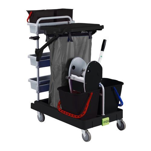 Porte-sac multiusage - CARR00643_0099 - ICA - de déchets / plastique / avec étagère
