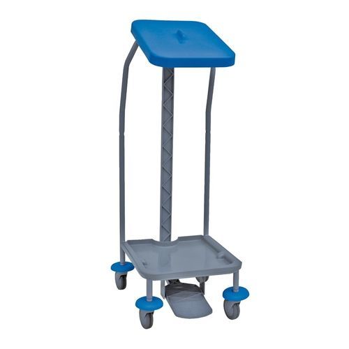 Poubelle en polypropylène - E 276307PTS - ICA - pour textiles / mobile / avec couvercle