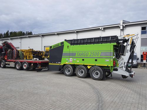 Déchiqueteur primaire - TARGO 2500 - Neuenhauser-retec - à 1 arbre / pour le bois / de déchets