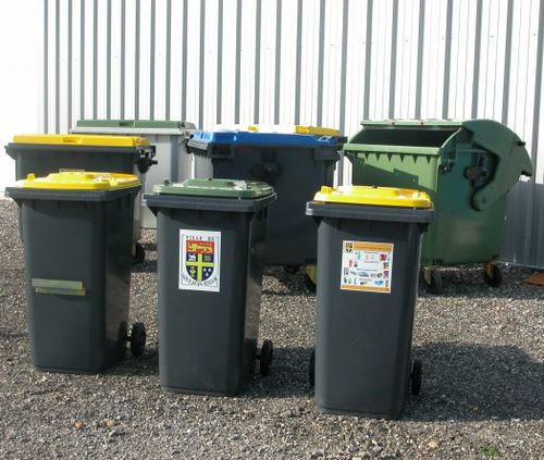 Poubelle en polyéthylène - QUADRIA - en HDPE / enterrée / pour déchets ménagers