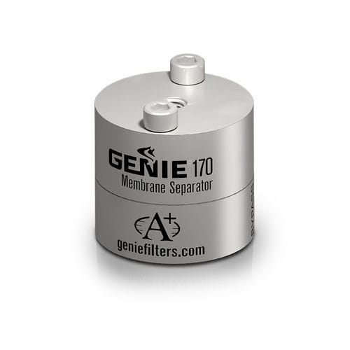 Carter de filtre à membrane - GENIE 170 - SOCLEMA - pour gaz / en acier inoxydable / en ligne