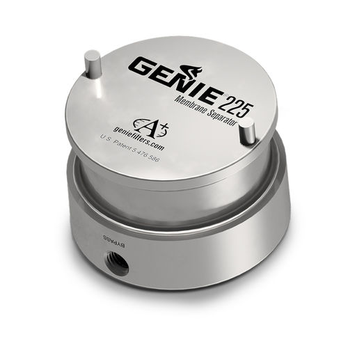 Séparateur à membrane avec raccord fileté - GENIE 225 - SOCLEMA - en ligne / pour l'industrie pétrochimique / pour process