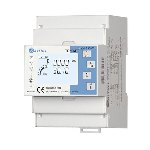 Compteur d'énergie électrique certifié MID - TD50MT - Rayfull Electric Technology(Zhejiang)Co., Ltd. - triphasé / sur rail DIN / RS-485
