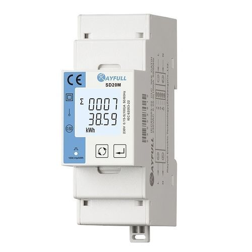 Compteur d'énergie électrique multifonction - SD20M - Rayfull Electric Technology(Zhejiang)Co., Ltd. - monophasé / sur rail DIN / RS-485